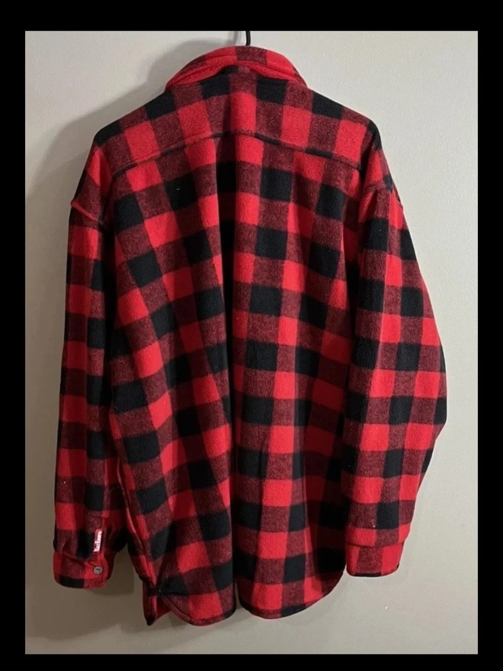 Marlboro Red Zip-Up Reversible Fleece Pullover XXL